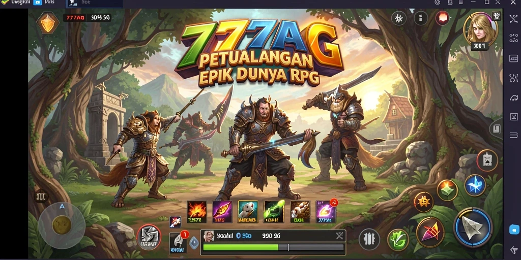 Tampilan gameplay RPG yang menakjubkan di 777AG.