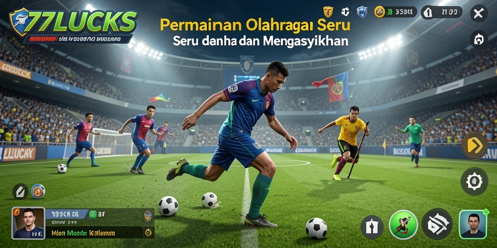 Menampilkan pemain yang aktif bertanding dalam olahraga di 77LUCKS.