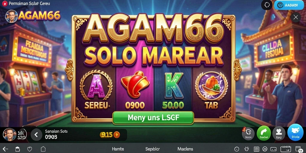 Tampilan menarik dari gameplay slot AGAM66 yang menggugah selera.