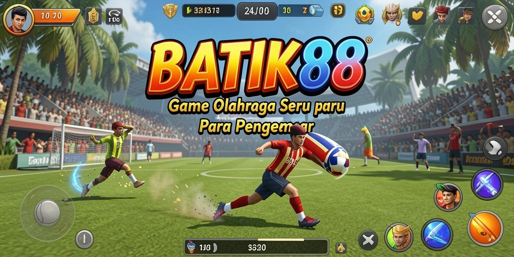 Tangkapan layar yang menunjukkan gameplay seru dari BATIK88.