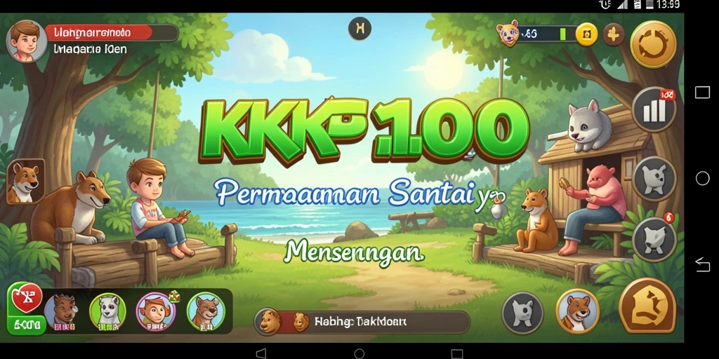 Screenshot utama KPK100 menampilkan momen seru dalam gameplay Casual.