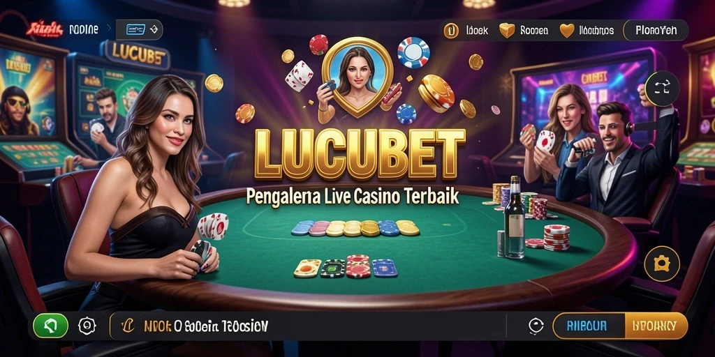 Tampilan gameplay LUCUBET yang mendebarkan dan interaktif.