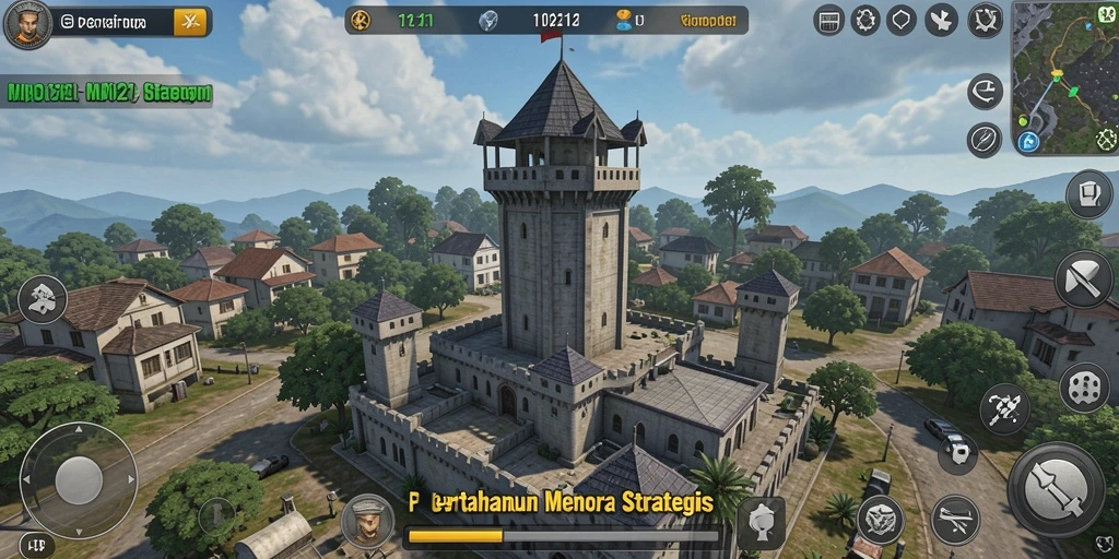 Tampilan gameplay seru dalam Tower Defense MPO2121