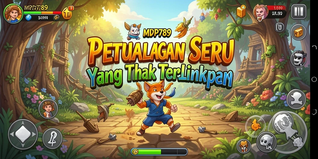 Tangkapan layar dari gameplay seru di dunia petualangan MVP789.