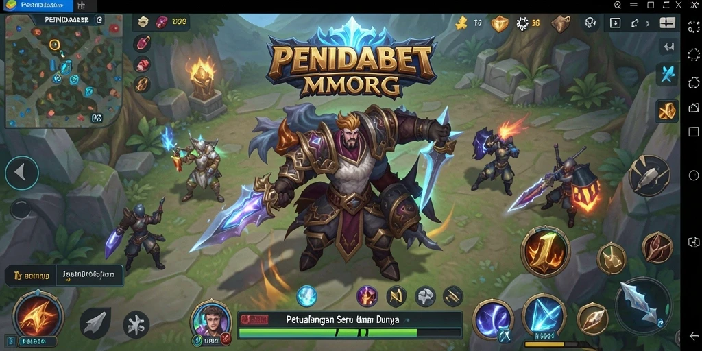Screenshot gameplay seru dari PENIDABET yang menampilkan pertarungan epik.
