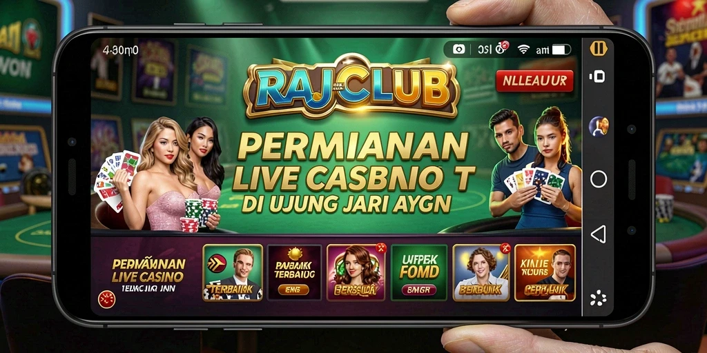 Tampilan gameplay RAJACLUB yang mengesankan dan interaktif.