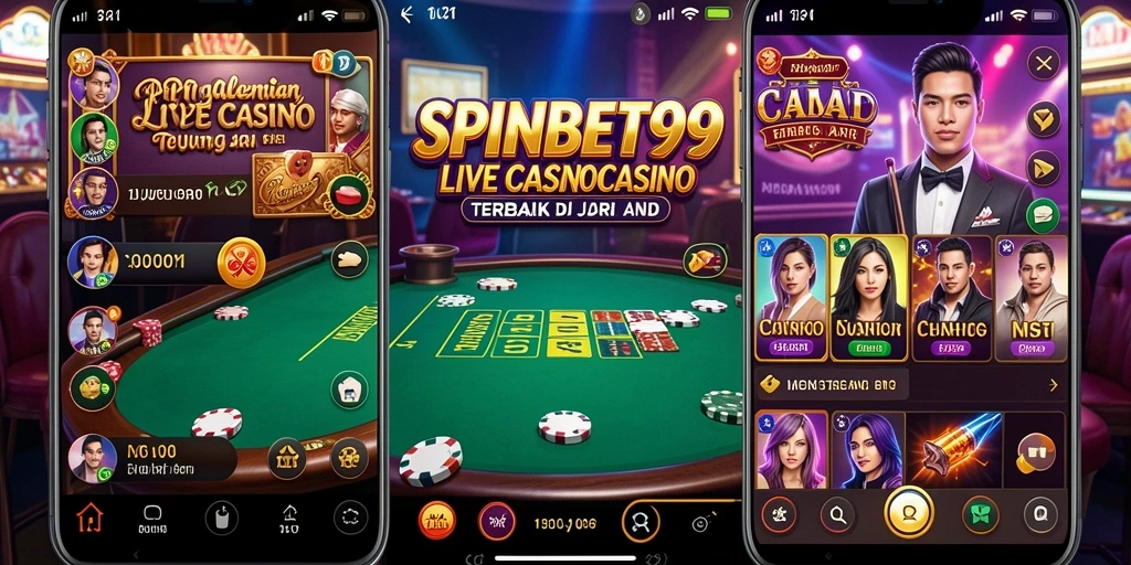 Gameplay SPINBET99 yang menarik dalam suasana Live Casino.