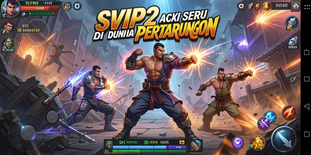 Screenshot menarik dari gameplay intens di SVIP2.